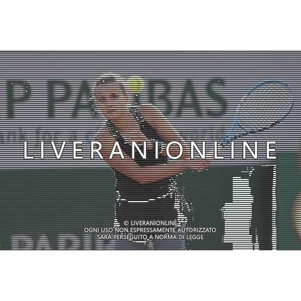 Roland Garros 2020, Grand Slam tournament - Tennis Internationals, 01 October 2020 Roland Garros stadium, paris, france, Italy Photo showing: Clara BUREL (FRA) @LM/DPPI/DPPI/Stephane Allaman AG ALDO LIVERANI SAS