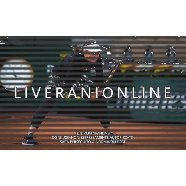 Roland Garros 2020, Grand Slam tournament - Tennis Internationals, 01 October 2020 Roland Garros stadium, paris, france, Italy Photo showing: Jelena Ostapenko of Latvia in action against Karolina Pliskova of the Czech Republic @LM/DPPI/DPPI/Rob Prange AG ALDO LIVERANI SAS