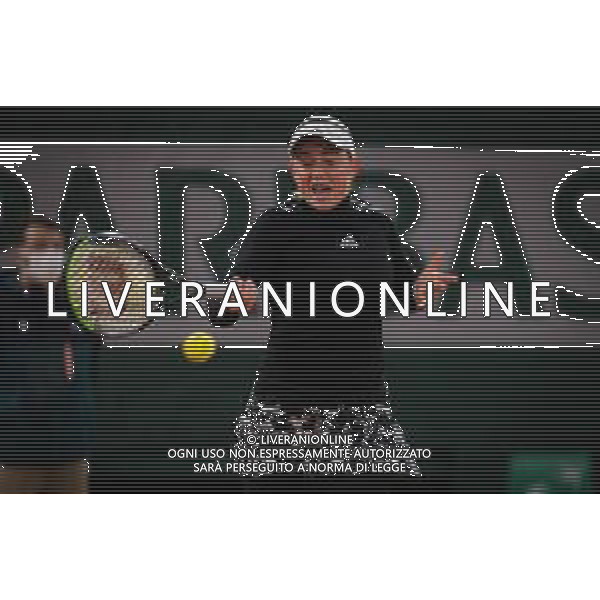 Roland Garros 2020, Grand Slam tournament - Tennis Internationals, 01 October 2020 Roland Garros stadium, paris, france, Italy Photo showing: Jelena Ostapenko of Latvia in action against Karolina Pliskova of the Czech Republic @LM/DPPI/DPPI/Rob Prange AG ALDO LIVERANI SAS