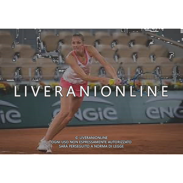 Roland Garros 2020, Grand Slam tournament - Tennis Internationals, 01 October 2020 Roland Garros stadium, paris, france, Italy Photo showing: Karolina Pliskova of the Czech Republic in action against Jelena Ostapenko of Latvia @LM/DPPI/DPPI/Rob Prange AG ALDO LIVERANI SAS