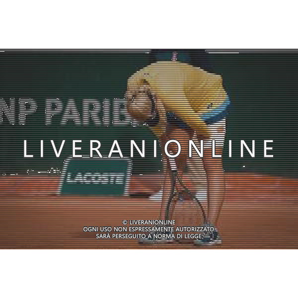 Roland Garros 2020, Grand Slam tournament - Tennis Internationals, 01 October 2020 Roland Garros stadium, paris, france, Italy Photo showing: Clara Tauson of Denmark in action against Danielle Collins of the United States @LM/DPPI/DPPI/Rob Prange AG ALDO LIVERANI SAS