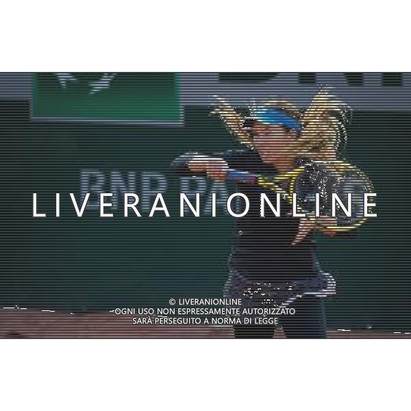 Roland Garros 2020, Grand Slam tournament - Tennis Internationals, 01 October 2020 Roland Garros stadium, paris, france, Italy Photo showing: Danielle Collins of the United States in action against Clara Tauson of Denmark @LM/DPPI/DPPI/Rob Prange AG ALDO LIVERANI SAS