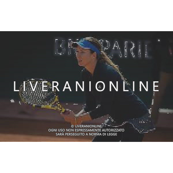 Roland Garros 2020, Grand Slam tournament - Tennis Internationals, 01 October 2020 Roland Garros stadium, paris, france, Italy Photo showing: Danielle Collins of the United States in action against Clara Tauson of Denmark @LM/DPPI/DPPI/Rob Prange AG ALDO LIVERANI SAS