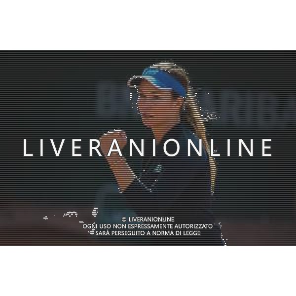 Roland Garros 2020, Grand Slam tournament - Tennis Internationals, 01 October 2020 Roland Garros stadium, paris, france, Italy Photo showing: Danielle Collins of the United States in action against Clara Tauson of Denmark @LM/DPPI/DPPI/Rob Prange AG ALDO LIVERANI SAS