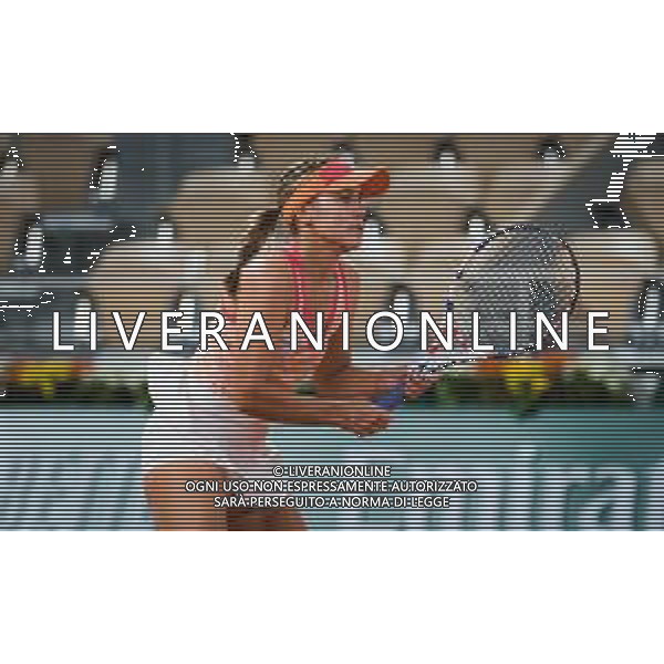 Roland Garros 2020, Grand Slam tournament - Tennis Internationals, 01 October 2020 Roland Garros stadium, paris, france, Italy Photo showing: Sofia Kenin of the United States in action against Ana Bogdan of Romania @LM/DPPI/DPPI/Rob Prange AG ALDO LIVERANI SAS