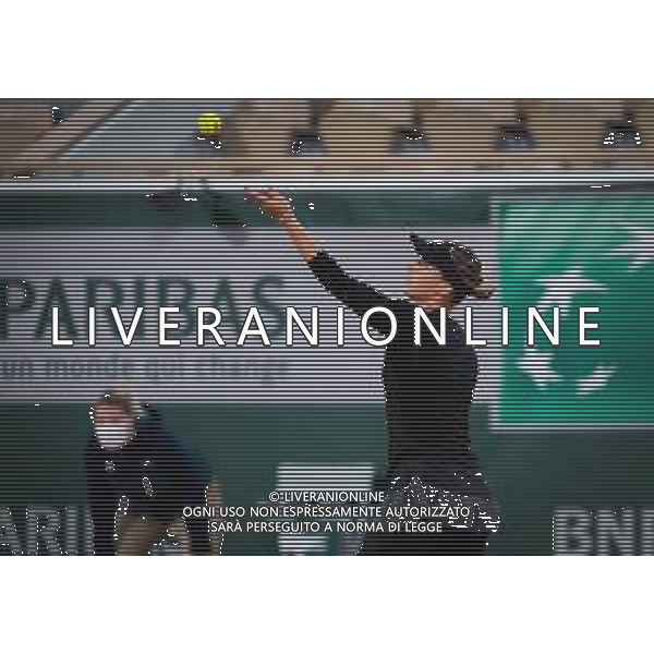 Roland Garros 2020, Grand Slam tournament - Tennis Internationals, 01 October 2020 Roland Garros stadium, paris, france, Italy Photo showing: Ana Bogdan of Romania in action against Sofia Kenin of the United States @LM/DPPI/DPPI/Rob Prange AG ALDO LIVERANI SAS