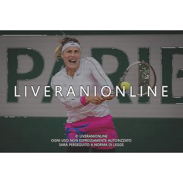 Roland Garros 2020, Grand Slam tournament - Tennis Internationals, 01 October 2020 Roland Garros stadium, paris, france, Italy Photo showing: Aryna Sabalenka of Belarus in action against Daria Kasatkina of Russia @LM/DPPI/DPPI/Rob Prange AG ALDO LIVERANI SAS