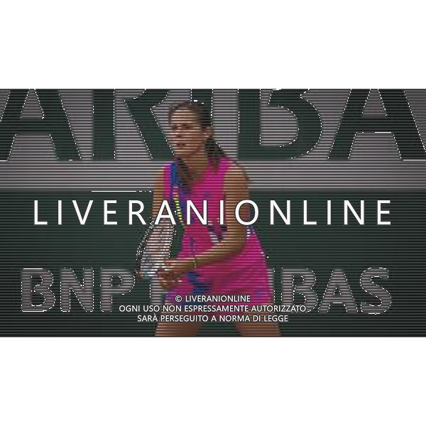 Roland Garros 2020, Grand Slam tournament - Tennis Internationals, 01 October 2020 Roland Garros stadium, paris, france, Italy Photo showing: Daria Kasatkina of Russia in action against Aryna Sabalenka of Belarus @LM/DPPI/DPPI/Rob Prange AG ALDO LIVERANI SAS