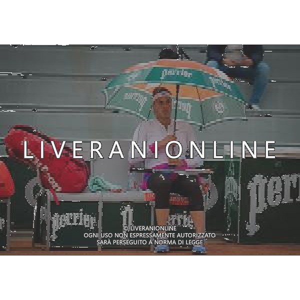 Roland Garros 2020, Grand Slam tournament - Tennis Internationals, 01 October 2020 Roland Garros stadium, paris, france, Italy Photo showing: Aryna Sabalenka of Belarus in action against Daria Kasatkina of Russia @LM/DPPI/DPPI/Rob Prange AG ALDO LIVERANI SAS