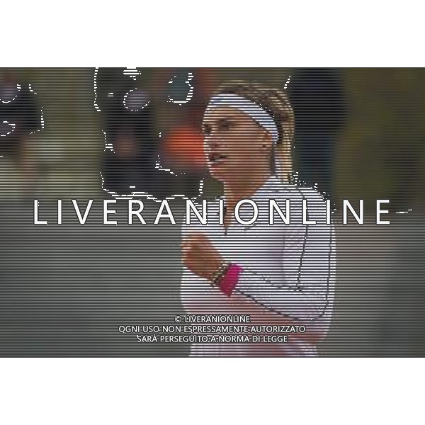 Roland Garros 2020, Grand Slam tournament - Tennis Internationals, 01 October 2020 Roland Garros stadium, paris, france, Italy Photo showing: Aryna Sabalenka of Belarus in action against Daria Kasatkina of Russia @LM/DPPI/DPPI/Rob Prange AG ALDO LIVERANI SAS