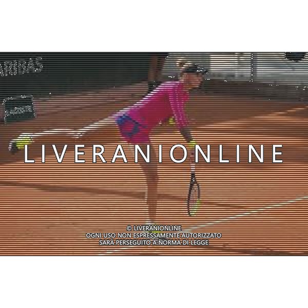 Roland Garros 2020, Grand Slam tournament - Tennis Internationals, 01 October 2020 Roland Garros stadium, paris, france, Italy Photo showing: Polona Hercog of Slovenia in action against Leylah Fernandez of Canada @LM/DPPI/DPPI/Rob Prange AG ALDO LIVERANI SAS