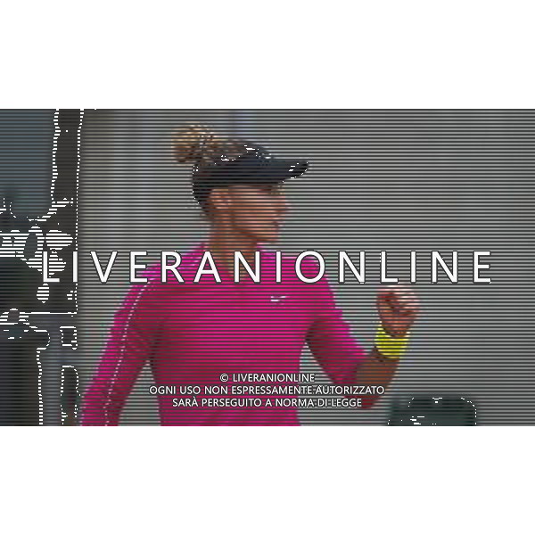 Roland Garros 2020, Grand Slam tournament - Tennis Internationals, 01 October 2020 Roland Garros stadium, paris, france, Italy Photo showing: Polona Hercog of Slovenia in action against Leylah Fernandez of Canada @LM/DPPI/DPPI/Rob Prange AG ALDO LIVERANI SAS