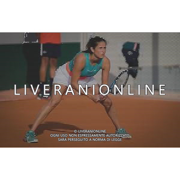 Roland Garros 2020, Grand Slam tournament - Tennis Internationals, 01 October 2020 Roland Garros stadium, paris, france, Italy Photo showing: Julia Goerges of Gemany in action against Laura Siegemund of Germany @LM/DPPI/DPPI/Rob Prange AG ALDO LIVERANI SAS