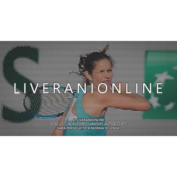 Roland Garros 2020, Grand Slam tournament - Tennis Internationals, 01 October 2020 Roland Garros stadium, paris, france, Italy Photo showing: Julia Goerges of Gemany in action against Laura Siegemund of Germany @LM/DPPI/DPPI/Rob Prange AG ALDO LIVERANI SAS