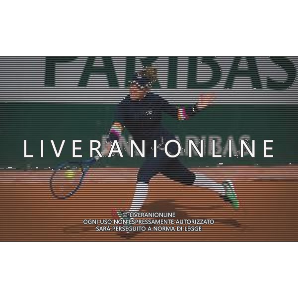 Roland Garros 2020, Grand Slam tournament - Tennis Internationals, 01 October 2020 Roland Garros stadium, paris, france, Italy Photo showing: Laura Siegemund of Germany in action against Julia Goerges of Gemany @LM/DPPI/DPPI/Rob Prange AG ALDO LIVERANI SAS