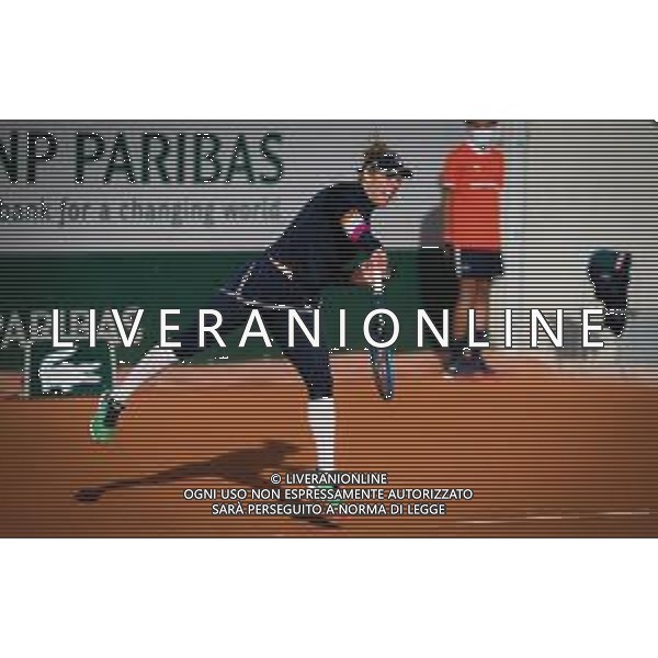 Roland Garros 2020, Grand Slam tournament - Tennis Internationals, 01 October 2020 Roland Garros stadium, paris, france, Italy Photo showing: Laura Siegemund of Germany in action against Julia Goerges of Gemany @LM/DPPI/DPPI/Rob Prange AG ALDO LIVERANI SAS