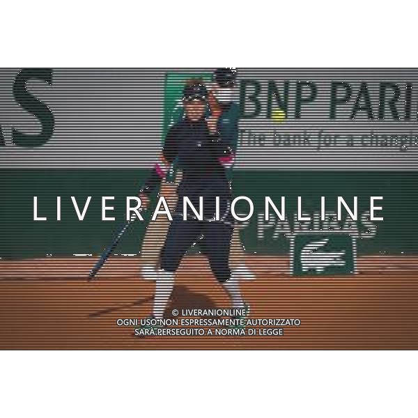 Roland Garros 2020, Grand Slam tournament - Tennis Internationals, 01 October 2020 Roland Garros stadium, paris, france, Italy Photo showing: Laura Siegemund of Germany in action against Julia Goerges of Gemany @LM/DPPI/DPPI/Rob Prange AG ALDO LIVERANI SAS