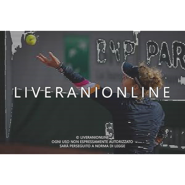Roland Garros 2020, Grand Slam tournament - Tennis Internationals, 01 October 2020 Roland Garros stadium, paris, france, Italy Photo showing: Laura Siegemund of Germany in action against Julia Goerges of Gemany @LM/DPPI/DPPI/Rob Prange AG ALDO LIVERANI SAS