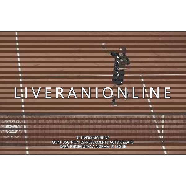 Roland Garros 2020, Grand Slam tournament - Tennis Internationals, 01 October 2020 Roland Garros stadium, paris, france, Italy Photo showing: Stefano\'s TSITSIPAS (GRE) celebrated his victory @LM/DPPI/DPPI/Stephane Allaman AG ALDO LIVERANI SAS