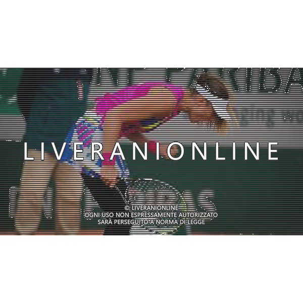 Roland Garros 2020, Grand Slam tournament - Tennis Internationals, 01 October 2020 Roland Garros stadium, paris, france, Italy Photo showing: Paula Badosa of Spain in action against Sloane Stephens of the United States @LM/DPPI/DPPI/Rob Prange AG ALDO LIVERANI SAS