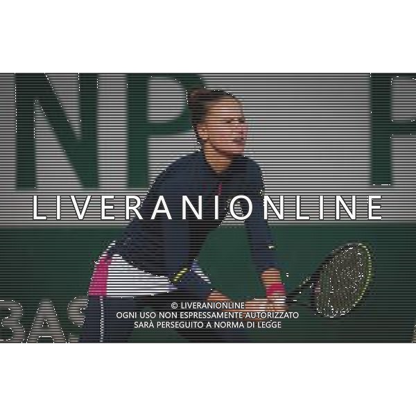 Roland Garros 2020, Grand Slam tournament - Tennis Internationals, 01 October 2020 Roland Garros stadium, paris, france, Italy Photo showing: Veronika Kudermetova of Russia in action against Petra Martic of Croatia @LM/DPPI/DPPI/Rob Prange AG ALDO LIVERANI SAS