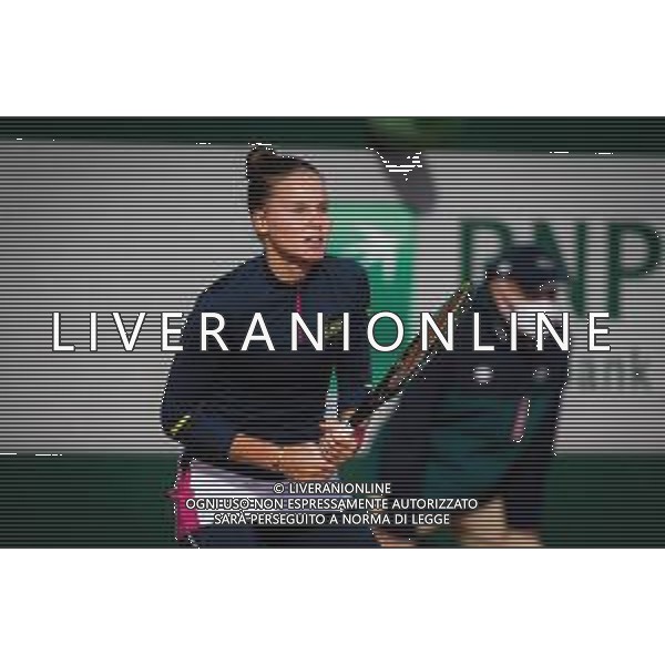 Roland Garros 2020, Grand Slam tournament - Tennis Internationals, 01 October 2020 Roland Garros stadium, paris, france, Italy Photo showing: Veronika Kudermetova of Russia in action against Petra Martic of Croatia @LM/DPPI/DPPI/Rob Prange AG ALDO LIVERANI SAS