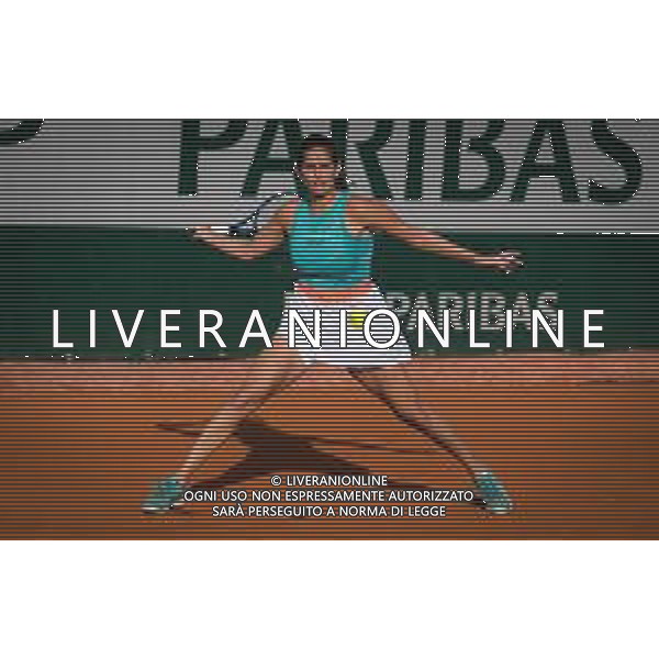 Roland Garros 2020, Grand Slam tournament - Tennis Internationals, 01 October 2020 Roland Garros stadium, paris, france, Italy Photo showing: Julia Goerges of Gemany in action against Laura Siegemund of Germany @LM/DPPI/DPPI/Rob Prange AG ALDO LIVERANI SAS