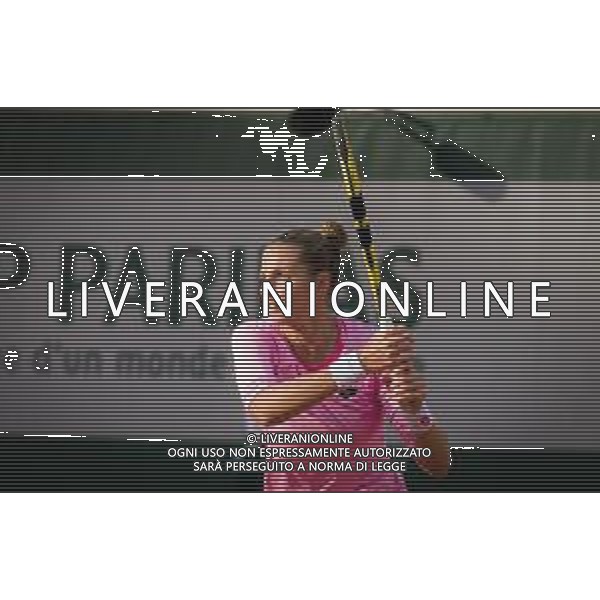 Roland Garros 2020, Grand Slam tournament - Tennis Internationals, 01 October 2020 Roland Garros stadium, paris, france, Italy Photo showing: Kristyna Pliskova of the Czech Republic in action against Garbine Muguruza of Spain @LM/DPPI/DPPI/Rob Prange AG ALDO LIVERANI SAS