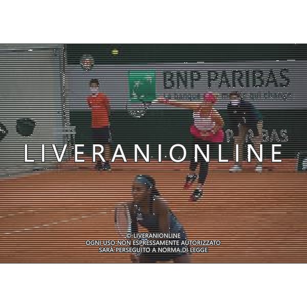 Roland Garros 2020, Grand Slam tournament - Tennis Internationals, 01 October 2020 Roland Garros stadium, paris, france, Italy Photo showing: @LM/DPPI/DPPI/Rob Prange AG ALDO LIVERANI SAS