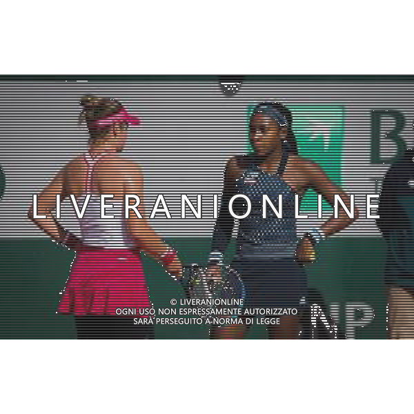 Roland Garros 2020, Grand Slam tournament - Tennis Internationals, 01 October 2020 Roland Garros stadium, paris, france, Italy Photo showing: @LM/DPPI/DPPI/Rob Prange AG ALDO LIVERANI SAS