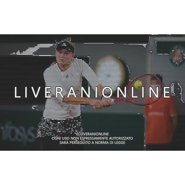 Roland Garros 2020, Grand Slam tournament - Tennis Internationals, 01 October 2020 Roland Garros stadium, paris, france, Italy Photo showing: Elena Rybakina of Kazakhstan in action against Fiona Ferro of France @LM/DPPI/DPPI/Rob Prange AG ALDO LIVERANI SAS