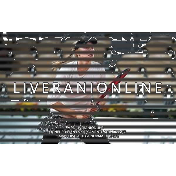 Roland Garros 2020, Grand Slam tournament - Tennis Internationals, 01 October 2020 Roland Garros stadium, paris, france, Italy Photo showing: Elena Rybakina of Kazakhstan in action against Fiona Ferro of France @LM/DPPI/DPPI/Rob Prange AG ALDO LIVERANI SAS