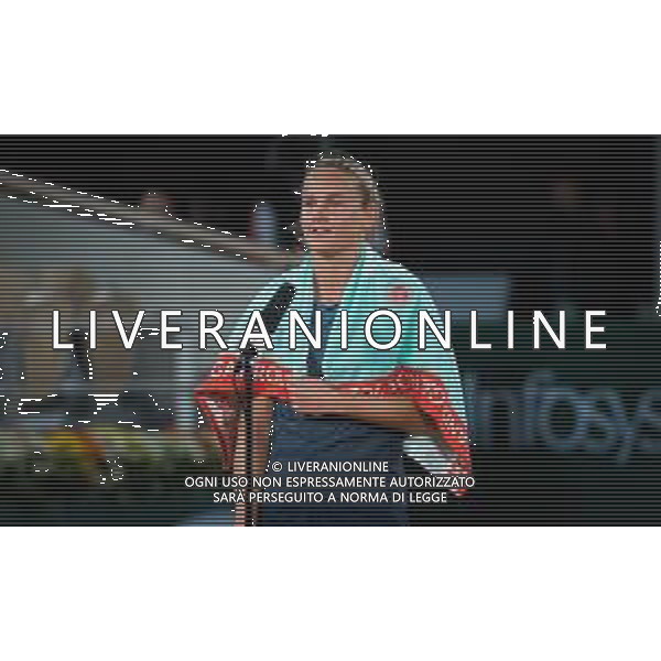 Roland Garros 2020, Grand Slam tournament - Tennis Internationals, 01 October 2020 Roland Garros stadium, paris, france, Italy Photo showing: Fiona Ferro of France celebrates after winning against Elena Rybakina of Kazakhstan @LM/DPPI/DPPI/Rob Prange AG ALDO LIVERANI SAS