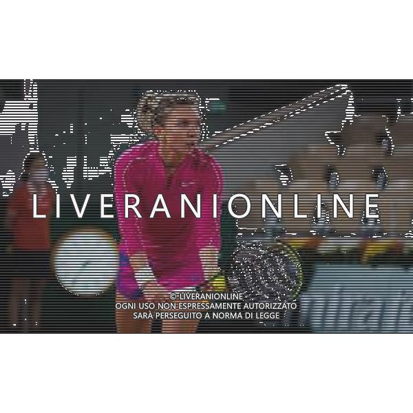 Roland Garros 2020, Grand Slam tournament - Tennis Internationals, 02 October 2020 Roland Garros stadium, paris, france, Italy Photo showing: Simona Halep of Romania in action against Amanda Anisimova of the United States @LM/DPPI/DPPI/Rob Prange AG ALDO LIVERANI SAS