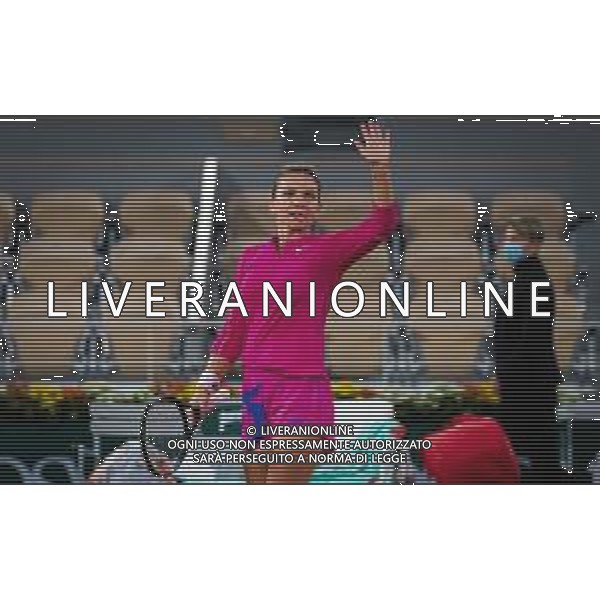 Roland Garros 2020, Grand Slam tournament - Tennis Internationals, 02 October 2020 Roland Garros stadium, paris, france, Italy Photo showing: Simona Halep of Romania celebrates after winning against Amanda Anisimova of the United States @LM/DPPI/DPPI/Rob Prange AG ALDO LIVERANI SAS