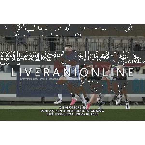 Zebre vs Cardiff Blues - Rugby Guinness Pro 14 2020/2021, 02 October 2020 Sergio Lanfranchi Stadium, parma, Italy Photo showing: Josh Adams runs to the try line for the first try of the match for Cardiff @LM/Massimiliano Carnabuci AG ALDO LIVERANI SAS