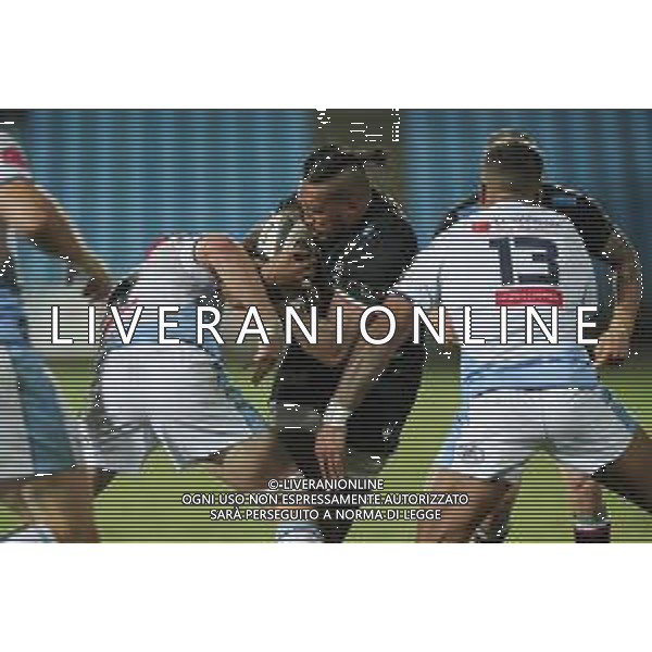 Zebre vs Cardiff Blues - Rugby Guinness Pro 14 2020/2021, 02 October 2020 Sergio Lanfranchi Stadium, parma, Italy Photo showing: Tuivaiti (Zebre) carries the ball against Cardiff @LM/Massimiliano Carnabuci AG ALDO LIVERANI SAS