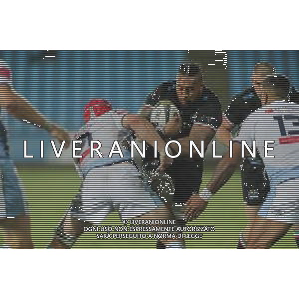 Zebre vs Cardiff Blues - Rugby Guinness Pro 14 2020/2021, 02 October 2020 Sergio Lanfranchi Stadium, parma, Italy Photo showing: Tuivaiti (Zebre) carries the ball against Cardiff @LM/Massimiliano Carnabuci AG ALDO LIVERANI SAS