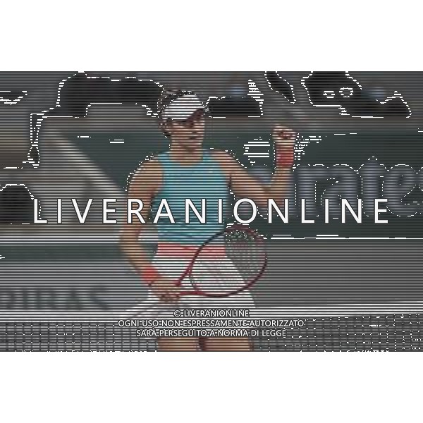 Roland Garros 2020, Grand Slam tournament - Tennis Internationals, 02 October 2020 Roland Garros stadium, paris, france, Italy Photo showing: Caroline Garcia (FRA) @LM/DPPI/DPPI/Stephane Allaman AG ALDO LIVERANI SAS