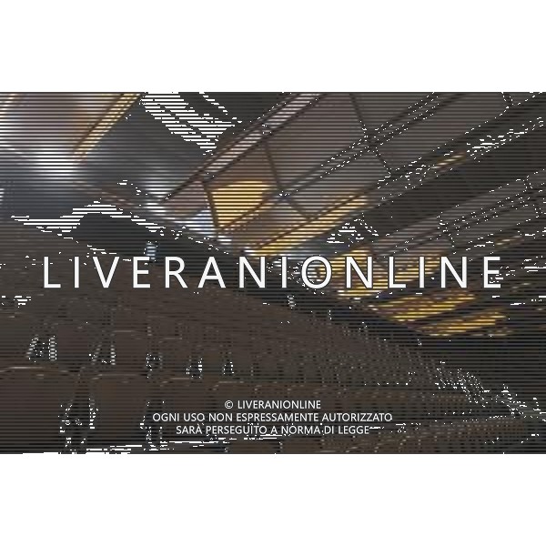 Roland Garros 2020, Grand Slam tournament - Tennis Internationals, 02 October 2020 Roland Garros stadium, paris, france, Italy Photo showing: Atmosphere of the sun entering to the stadium through the roof top openings of Philippe Chatrier stadium @LM/DPPI/DPPI/Stephane Allaman AG ALDO LIVERANI SAS