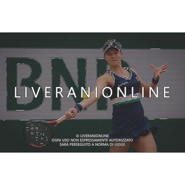 Roland Garros 2020, Grand Slam tournament - Tennis Internationals, 02 October 2020 Roland Garros stadium, paris, france, Italy Photo showing: Nadia Podoroska of Argentina in action against Anna-Karolina Schmiedlova of Slovakia @LM/DPPI/DPPI/Rob Prange AG ALDO LIVERANI SAS