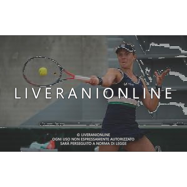 Roland Garros 2020, Grand Slam tournament - Tennis Internationals, 02 October 2020 Roland Garros stadium, paris, france, Italy Photo showing: Nadia Podoroska of Argentina in action against Anna-Karolina Schmiedlova of Slovakia @LM/DPPI/DPPI/Rob Prange AG ALDO LIVERANI SAS