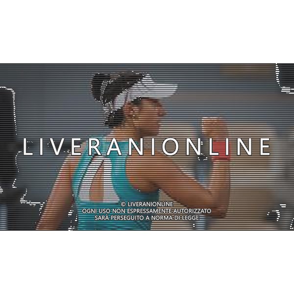 Roland Garros 2020, Grand Slam tournament - Tennis Internationals, 02 October 2020 Roland Garros stadium, paris, france, Italy Photo showing: Caroline Garcia of France in action against Elise Mertens of Belgium @LM/DPPI/DPPI/Rob Prange AG ALDO LIVERANI SAS