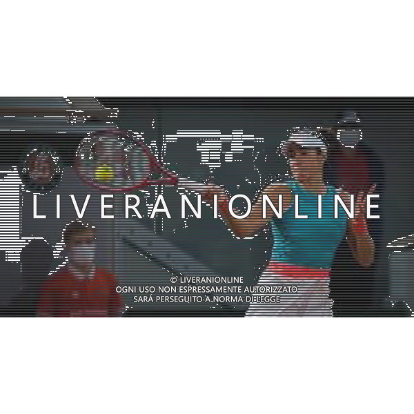 Roland Garros 2020, Grand Slam tournament - Tennis Internationals, 02 October 2020 Roland Garros stadium, paris, france, Italy Photo showing: Caroline Garcia of France in action against Elise Mertens of Belgium @LM/DPPI/DPPI/Rob Prange AG ALDO LIVERANI SAS