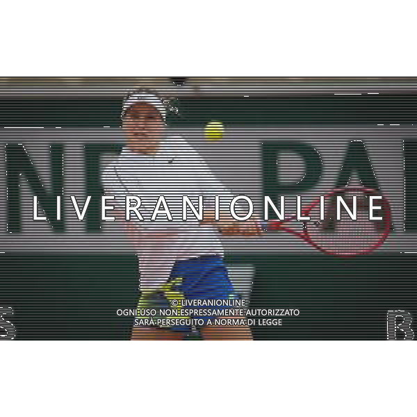 Roland Garros 2020, Grand Slam tournament - Tennis Internationals, 02 October 2020 Roland Garros stadium, paris, france, Italy Photo showing: Eugenie Bouchard of Canada in action against Iga Swiatek of Poland @LM/DPPI/DPPI/Rob Prange AG ALDO LIVERANI SAS