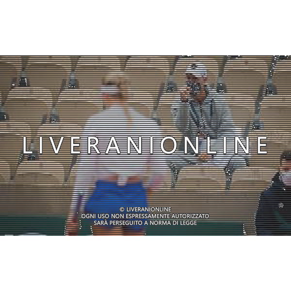 Roland Garros 2020, Grand Slam tournament - Tennis Internationals, 02 October 2020 Roland Garros stadium, paris, france, Italy Photo showing: Eugenie Bouchard Coach in action @LM/DPPI/DPPI/Rob Prange AG ALDO LIVERANI SAS