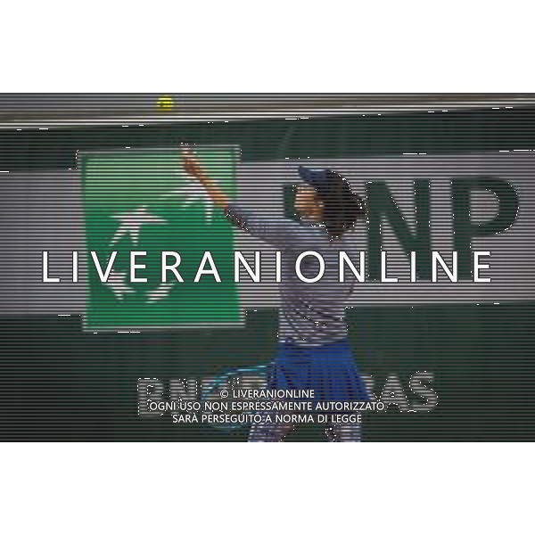 Roland Garros 2020, Grand Slam tournament - Tennis Internationals, 02 October 2020 Roland Garros stadium, paris, france, Italy Photo showing: Tsvetana Pironkova of Bulgaria in action against Barbora Krejcikova of the Czech Republic @LM/DPPI/DPPI/Rob Prange AG ALDO LIVERANI SAS