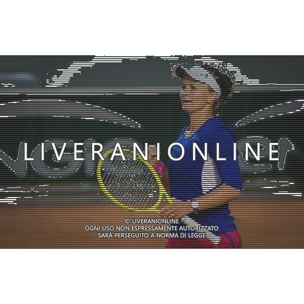 Roland Garros 2020, Grand Slam tournament - Tennis Internationals, 02 October 2020 Roland Garros stadium, paris, france, Italy Photo showing: Barbora Krejcikova of the Czech Republic in action against Tsvetana Pironkova of Bulgaria @LM/DPPI/DPPI/Rob Prange AG ALDO LIVERANI SAS