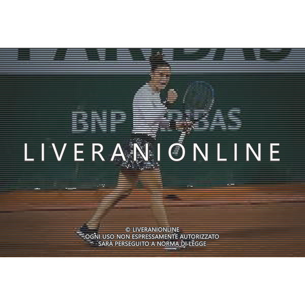 Roland Garros 2020, Grand Slam tournament - Tennis Internationals, 02 October 2020 Roland Garros stadium, paris, france, Italy Photo showing: Maria Sakkari of Greece in action against Martina Trevisan of Italy @LM/DPPI/DPPI/Rob Prange AG ALDO LIVERANI SAS