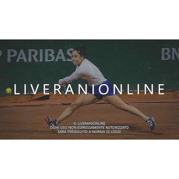Roland Garros 2020, Grand Slam tournament - Tennis Internationals, 02 October 2020 Roland Garros stadium, paris, france, Italy Photo showing: Martina Trevisan of Italy in action against Maria Sakkari of Greece @LM/DPPI/DPPI/Rob Prange AG ALDO LIVERANI SAS